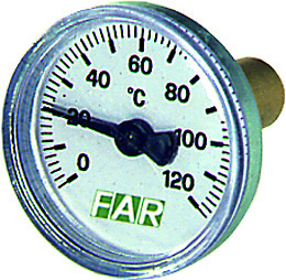 FAR 2650 Термометр биметаллический, Ø40 мм (поставляется с монтажной гильзой) 0-120 ⁰С