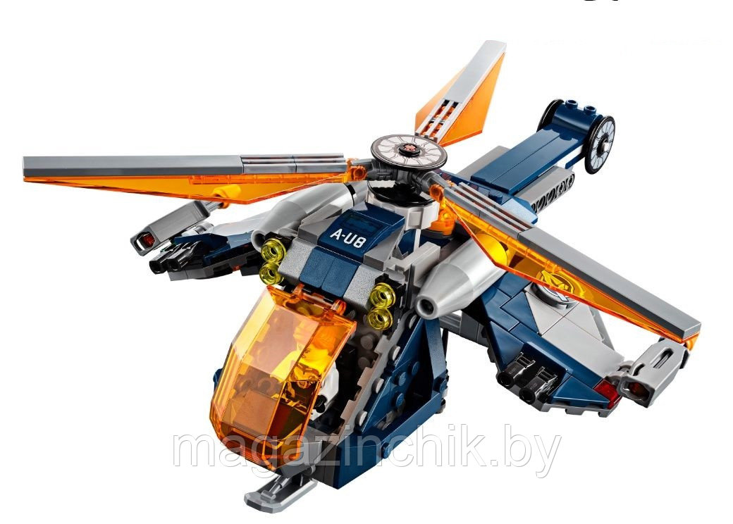 Конструктор Спасение Халка на вертолёте, PRCK 64041, аналог Лего Мстители 76144 - фото 6 - id-p119274926
