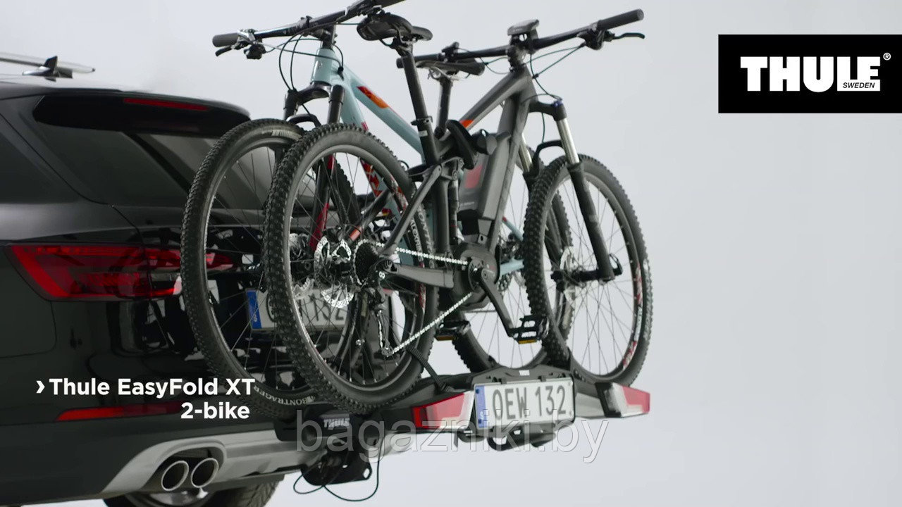Велокрепление Thule EasyFold XT2 933. Платформа на фаркоп на 2 велосипеда - фото 6 - id-p119274693