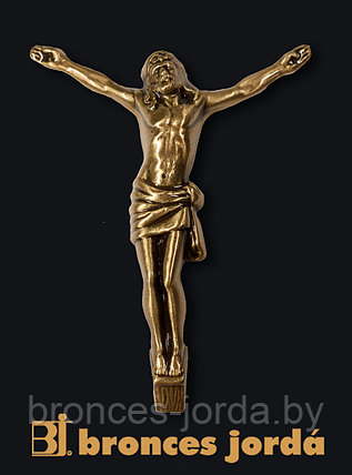 Распятие бронзовое на памятник 10×8 см в наличии Bronces Jorda Испания, фото 2