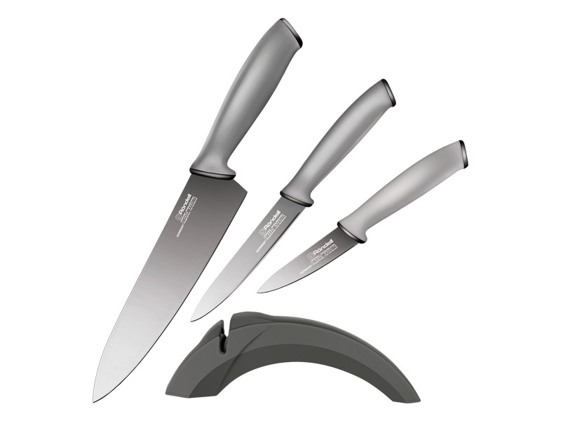 RD-459 Набор ножей с точилкой (промо) Kroner Rondell - фото 1 - id-p118422342