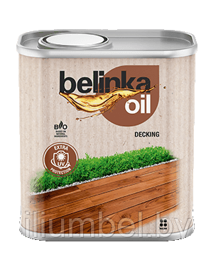 Belinka Oil decking масло для дерева для наружного применения 0.75л, №202 орех - фото 1 - id-p119310895