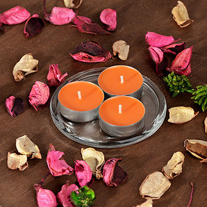 Набор свечей чайных ароматических, 6шт, парафин, 5 ароматов LADECOR508-621