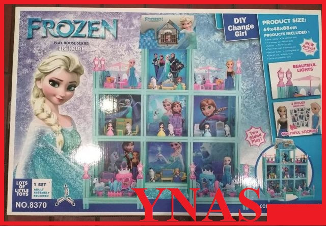 Детский игрушечный домик замок для кукол Холодное сердце Frozen арт. 8370, кукольный игровой домик принцесса - фото 5 - id-p119288256