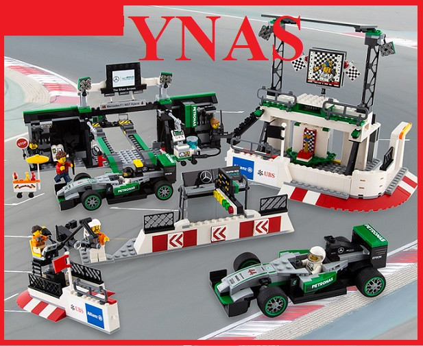 Детский конструктор Bela арт. 10782 " Формула-1 болид Гоночная команда машинка, аналог лего LEGO Сити 75883