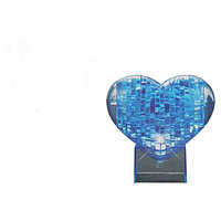 Объемный 3D пазл «Сердце» МИКС