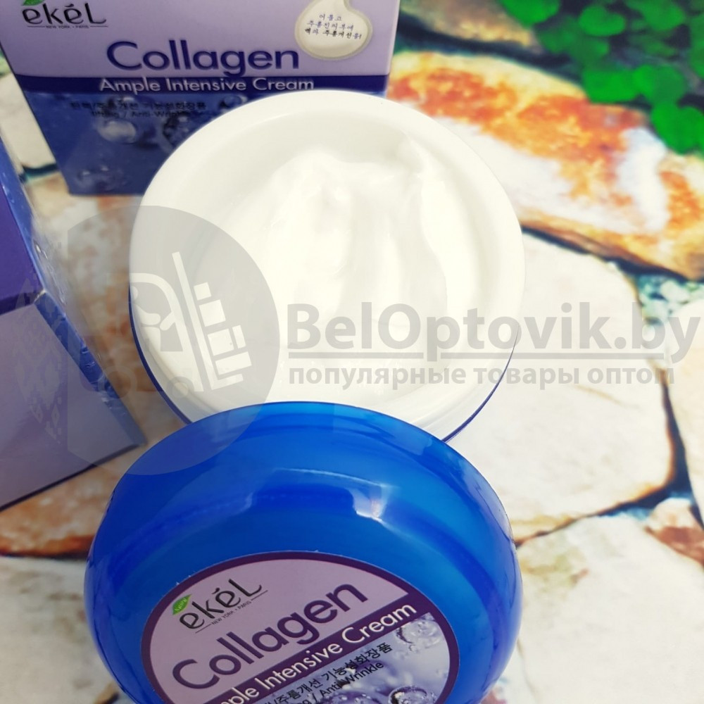 Крем для лица с коллагеном Ekel Ample Intensive Cream Collagen,100g Original Korea - фото 2 - id-p119302061