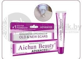 Гель от шрамов и растяжек для лица и тела (в том числе старых шрамов) Aiehun Beauty Advanced Scar Gel, 20g - фото 3 - id-p119305466