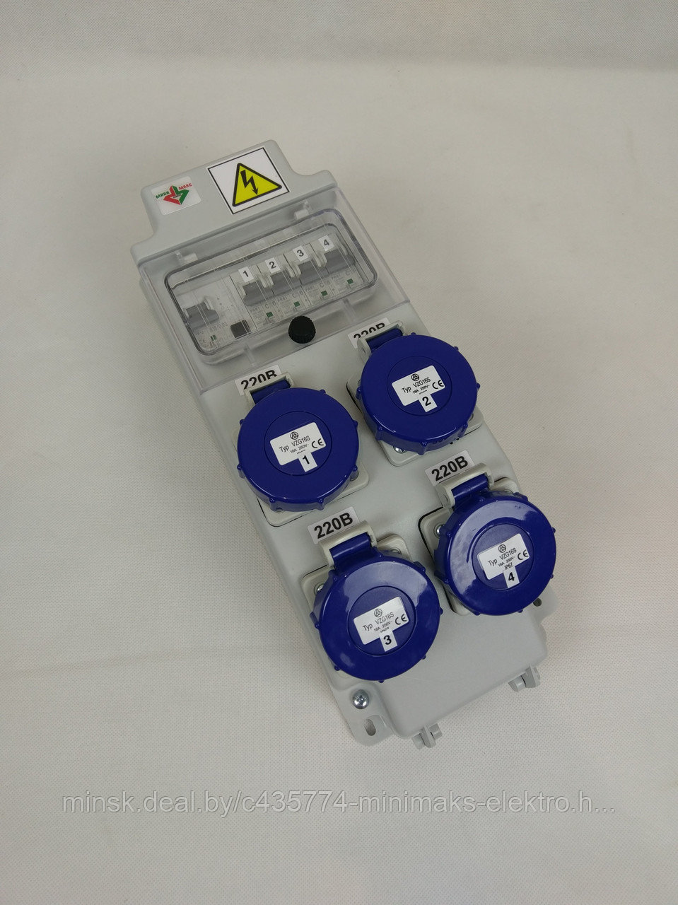 Бокс комбинированный ROS 6 AB/GFI-014 с разъемами