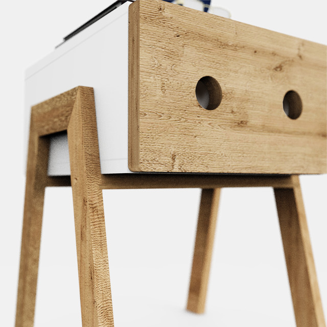 Тумбочка CRAFTO / МУНК / wood в скандинавском стиле Тумбочка CRAFTO / МУНК / wood в скандинавском стиле