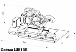 Станок шиномонтажный грузовой Ш-515Е   14"- 26" диаметр колеса до 164см, ширина до 80см, фото 2