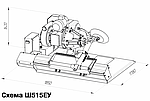 Станок шиномонтажный грузовой Ш-515ЕУ 14"-42" диаметр колеса до 230см, ширина до 91см, фото 2