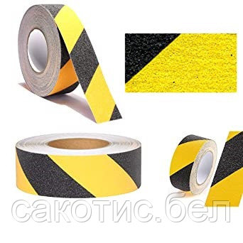 Противоскользящая лента Jessup 50 мм желто-черный (18,3 м) - фото 3 - id-p119336329