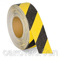 Лента антискольжения 25 мм (желто-черный) 18.3 м, фото 3