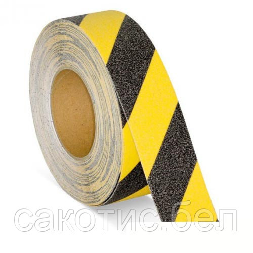 Лента антискольжения 50 мм (желто-черный) 18.3 м - фото 5 - id-p119338554