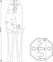 Инструмент для зачистки и обжима проводов 0,5-6мм², YATO, фото 3