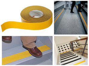 Противоскользящая лента 100 мм желтый (18,3 м), фото 2