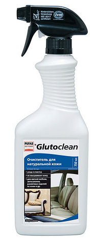 Очиститель для натуральной кожи Glutoclean 750 мл эффективное средство для чистки кожаной мебели, фото 2