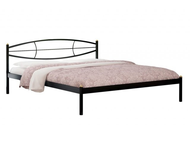 Кровать Аура (160х200/ цвет Чёрный/ металлическое основание) - фото 2 - id-p119354821