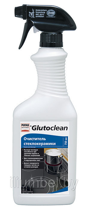 Очиститель стеклокерамики Glutoclean 750 мл Германия