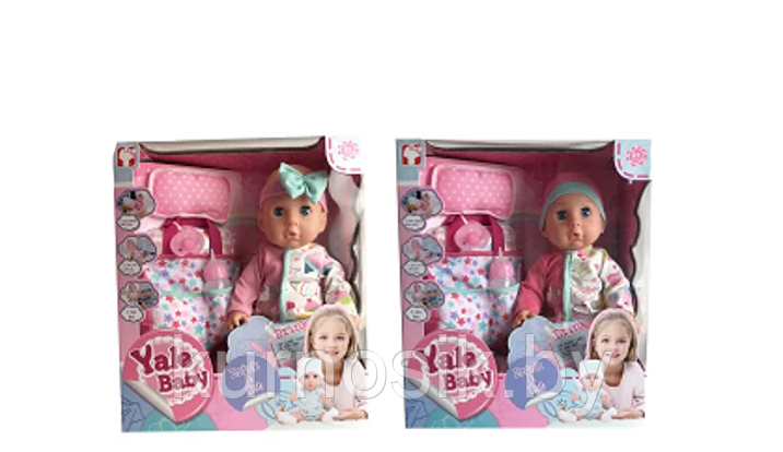 Кукла с сумкой для аксессуаров "Yale baby", арт. YL1882E