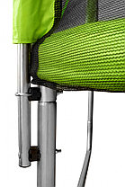 Батут Smile 374cм с сеткой и лестницей (Зеленый), фото 3