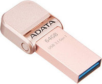 USB-флеш-накопитель A-Data i-Memory AI920 64GB AAI920-64G-CRG Rose Gold (USB3.1/Lightning)