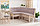 Кухонный угловой диван Этюд 3-1 тонировка венге/экокожа "Boom Milk", фото 6