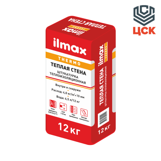 Ilmax Штукатурка теплоизоляционная ilmax thermo теплая стена