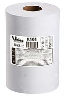 Полотенца бум однослойные в рулонах Veiro Basic K101 (2р/уп,макулатура, натуральный), РФ