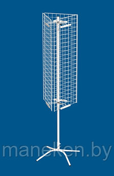 Стойка вращающаяся с сеткой 3х гранная СТ-128-С