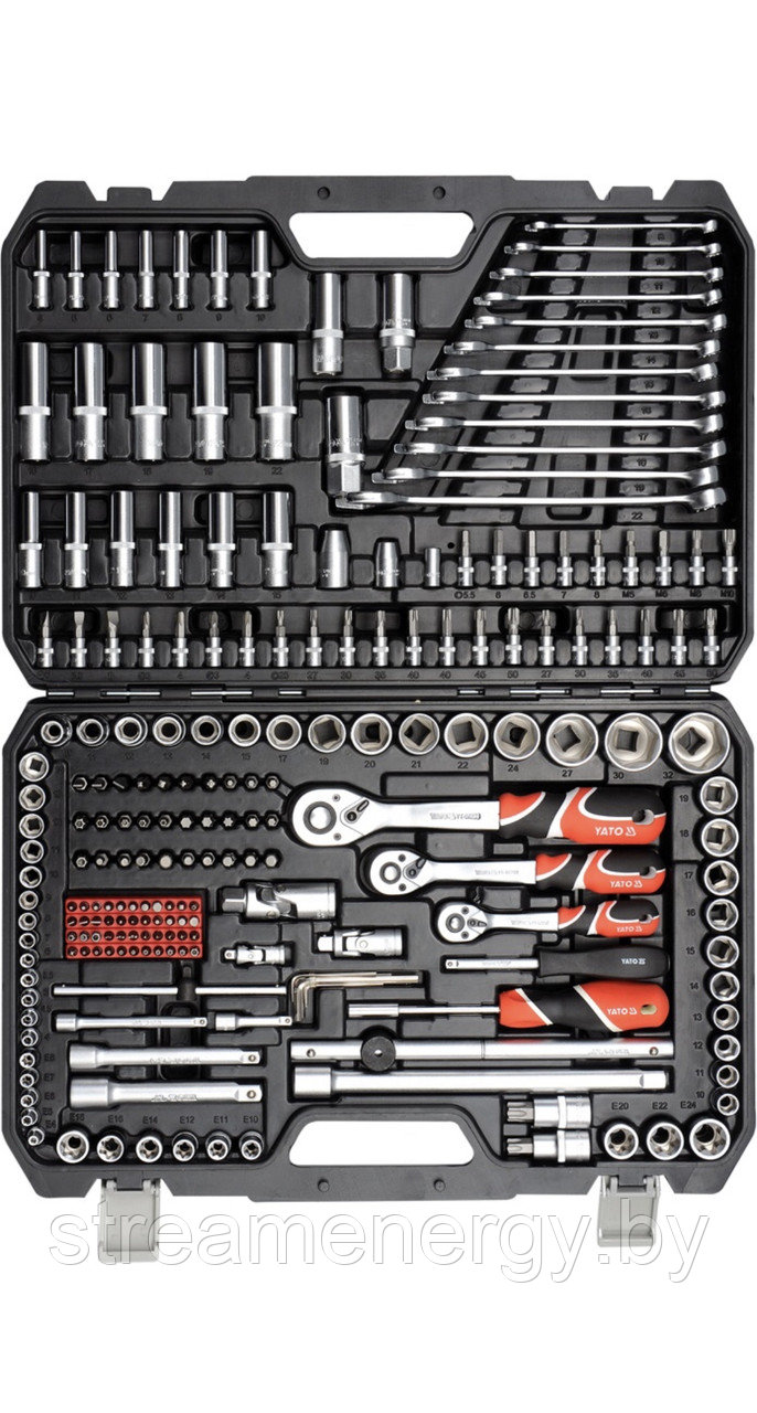 Набор ключей инструмента Yato YT-38841 216 предметов профессиональный!!! - фото 1 - id-p119409164