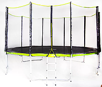 Батут Fitness Trampoline GREEN 15 FT Extreme (5 опор)