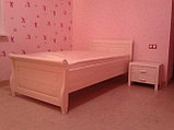 Кровать "Мальта" (100х200 см) Массив сосны, фото 4