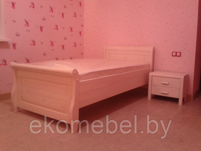 Кровать "Мальта" (100х200 см) Массив сосны - фото 4 - id-p119411780