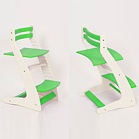 Детский регулируемый стул «ВАСИЛЁК» ВН-01 (бело-зеленый)