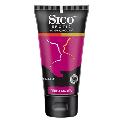 SICO Гель-смазка Sico Erotic возбуждающий, 50 мл