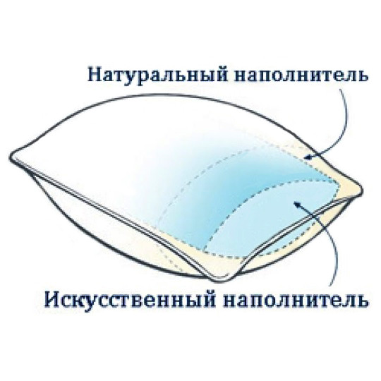 Бамбуковая подушка для детей 40х60 "Экотекс" в сатине LUX арт. ПБ46 - фото 4 - id-p3443063