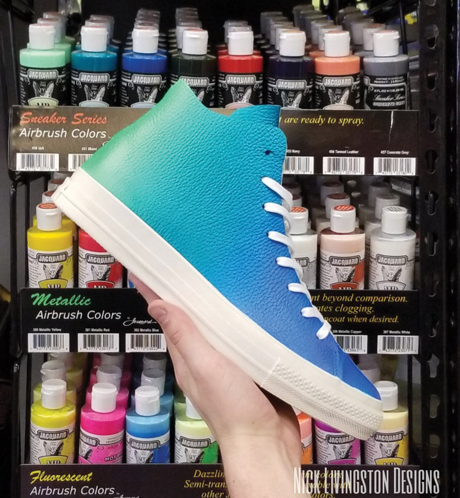 Краска акриловая для ткани/кожи Airbrush Color Sneaker Series, 118мл, Jacquard (США) - фото 5 - id-p119414437