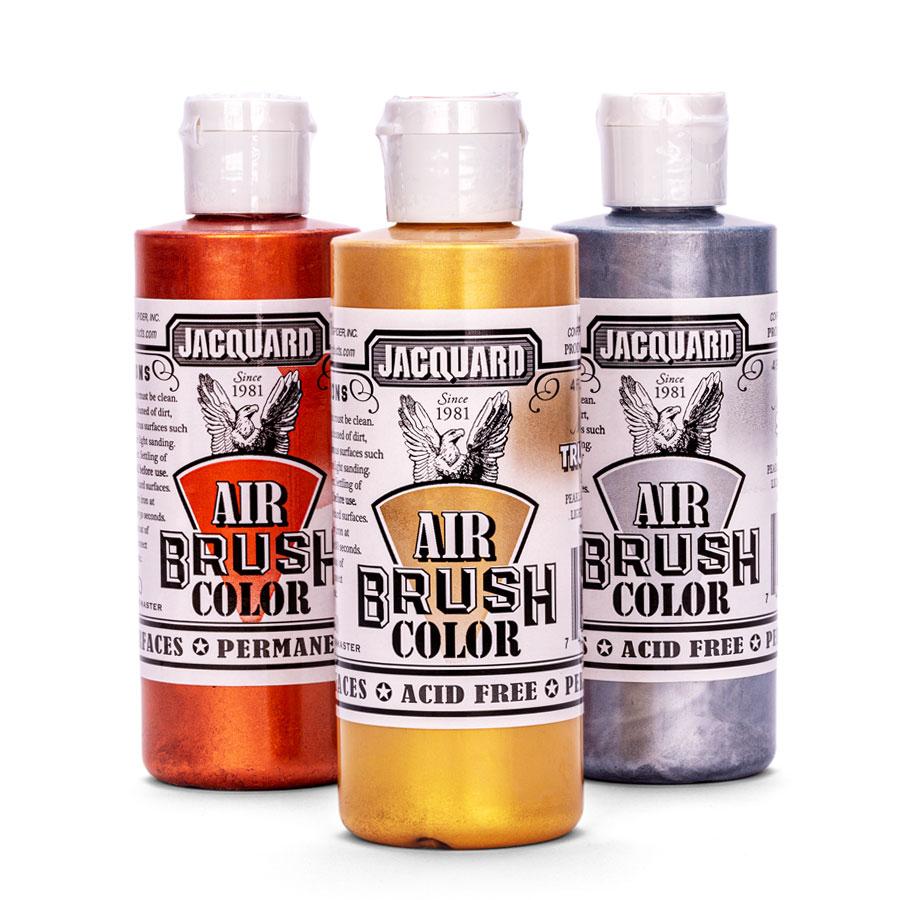 Краска акриловая Airbrush Color Металлик, 118мл, Jacquard (США)