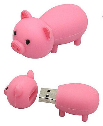 USB флэш-накопитель 32GB фигурка (Свинка) - фото 1 - id-p119416434