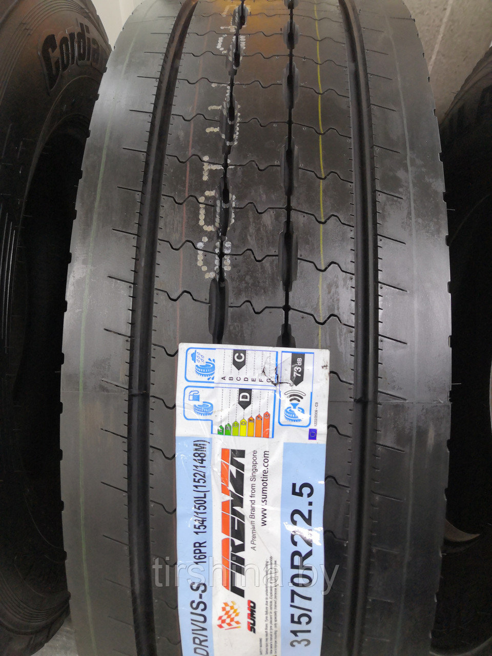 Грузовая шина 315/70 R22.5 Firenza Drivus S на рулевую ось - фото 1 - id-p119422806