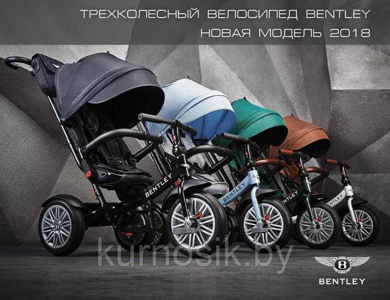 Детский велосипед трехколесный Bentley Trike, колеса 12\10 (поворотное сиденье и складной руль)