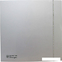 Вытяжной вентилятор Soler&Palau Silent-100 CZ Silver Design Swarowski [5210622400]