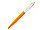 Ручка шариковая, пластик, софт тач, оранжевый/белый, Танго, фото 2