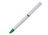 Ручка шариковая, пластик, белый/зеленый 348, фото 2