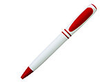 Ручка шариковая, пластик, белый/красный, фото 3