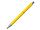 Ручка шариковая, пластик, желтый/серебро, фото 2