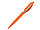 Ручка шариковая, пластик, оранжевый/серебро, DOPPIO, фото 3
