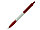 Ручка шариковая, пластик, резина, белый/красный, VIVA, фото 2
